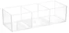 Multifunctionele opbergbox van acryl met 3 compartimenten, Productafbeelding-voorbeeld 1