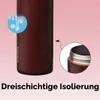 Owala FreeSip – Acier inoxydable – 24 oz – Rouge (Cerise Voir les images du produit 4