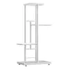 Blumentreppe Blumenregal mit 4 Ablagen aus Metall Produktbild-Vorschau 3