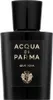 A black bottle of Acqua di Parma Quercia Eau de Parfum is shown against a white background. Voir les images du produit