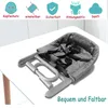 XINZI Tischsitz Faltbar Babystuhl Kinder Hochstuhl Produktbild-Vorschau 7