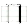Badmöbel LED Spiegelschrank 100 cm ARLON-03 weiß BxHxT Produktbild-Vorschau 3