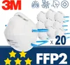20x 3M 8810 FFP2 ohne Ventil - CE Atemschutzmaske Produktbild-Vorschau 1