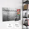 Magnettafel 60x40cm Pinnwand Whiteboard beschreibbar - Produktbild-Vorschau 4