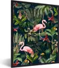 MuchoWow® Gerahmtes Poster Jungtiere - Muster - Kinder - Produktbild-Vorschau 1