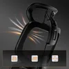 Close-up of the back of a black ergonomic office chair, highlighting airflow and adjustable features. Náhľad obrázku produktu