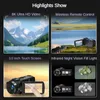 ZELURXX 8K Digitalkamera 48MP WiFi 3,0 Zoll Touchscreen mit Produktbild-Vorschau 5