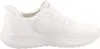 A side view of a white Skechers sneaker. Voir les images du produit