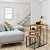 Set di 3 tavolini Relaxdays, impilabili, design Anteprima dell’immagine prodotto 5