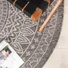 Volero - Outdoor Teppich Rund - Summer Azteca Grau - Ø 240 Produktbild-Vorschau 8