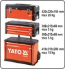 Yato YT-09101, Krabice na nářadí, Kov, Černá, Červená, 45 Náhled obrázku produktu 10