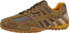 A single brown leather sneaker is shown against a white background. Produktbild-Vorschau
