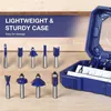 WORKPRO Set di frese da 15 pezzi con codoli da 8 mm in Anteprima dell’immagine prodotto 5