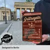 Retro Blechschilder Grillen - GRILLREGELN Schild - BBQ Produktbild-Vorschau 4