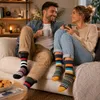 Bunte Streifensocken Uni – Modische Freizeitsocken mit Produktbild-Vorschau 5