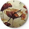 Wanduhr - Rund - Glasuhr - Mohn Blume Wiese - 30x30cm - Produktbild-Vorschau 1
