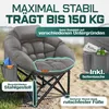 KESSER® Campingstuhl faltbar 150kg Klappstuhl mit Kissen, Produktbild-Vorschau 5