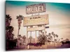 Bild auf Leinwand - Leinwandbild - Amerika Motel Straße Produktbild-Vorschau 1