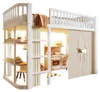 Hochbett Kinderbett mit Verdunkelungsvorhängen,individuell Produktbild-Vorschau 12