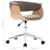 Esszimmerstuhl Drehbar Taupe Bugholz und Stoff Produktbild-Vorschau 8