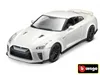 Bburago 1:24 Nissan GT-R Metallic White 18-21082 Anteprima dell’immagine prodotto 3