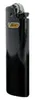 A close-up, studio shot of a black BIC lighter. Podgląd zdjęcia produktu