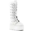 DemoniaCult Plateaustiefel - Damned-318 Weiß 38 Produktbild-Vorschau 1