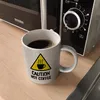 Caution Hot Coffee Glitzer-Kaffeebecher mit Warnsymbol Produktbild-Vorschau 5