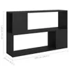 The Living Store Bücherregal Schwarz 100x24x63 cm Produktbild-Vorschau 8
