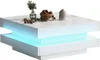 okwish Table basse carrée blanche 70 x 70 x 36 cm – style Voir les images du produit 10