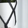 2er Set Makramee Blumenampel, Boho Deko Baumwollseil Produktbild-Vorschau 4