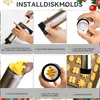 Keks Spritzgebäck Presse Set 13 Edelstahl Formen + 8 Produktbild-Vorschau 2