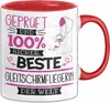 Gleitschirmfliegerin Geschenk Becher Tasse Gott Schuf Alle Produktbild-Vorschau 1