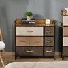 HOMCOM Kommode Schrank mit 7 Schubladen aus Leinen für Produktbild-Vorschau 7