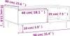 vidaXL Couchtisch Räuchereiche 90x60x35 cm Holzwerkstoff Produktbild-Vorschau 8