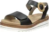 Remonte Sandalen Plat  Sandalen Plat - Zwart - Maat 38 Produktbild-Vorschau 2