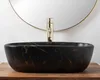 Umywalka nablatowa Rea Belinda Black Marble Mat Podgląd zdjęcia produktu 3