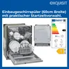 Exquisit Einbau-Geschirrspüler, 12 Maßgedecke, 49 dB(A), Produktbild-Vorschau 2