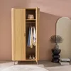 sweeek - Schrank Holzlook mit Regal und Kleiderstange - Produktbild-Vorschau 5