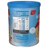 The image shows the side of a Nescafe Frappe product tin, displaying nutritional information and preparation instructions. Anteprima dell’immagine prodotto