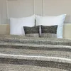 Copriletto 220x240 + 2x 40x40cm - Tavira strisce beige Anteprima dell’immagine prodotto 3