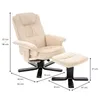 Relaxsessel CHARLY mit Hocker beige - TV Sessel mit Produktbild-Vorschau 11