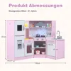 COSTWAY Kinderküche Holz, Spielküche Eck mit Licht und Produktbild-Vorschau 2