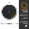 A diagram and marketing information for a wireless charger. Produktbild-Vorschau