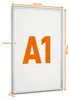 DURABLE Klapprahmen Aluminium OUTDOOR A1, 506023 silber Produktbild-Vorschau 7
