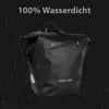 Fahrradtasche schwarz Packtasche 25 L Gepäckträgertasche Produktbild-Vorschau 5