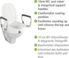 WENKO WC Sitz Toilettensitz Erhöhung mit Stütz Griffen Produktbild-Vorschau 2