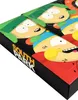 A close-up, angled view of a South Park themed advent calendar box, showing cartoon characters and the 'South Park' logo. Produktbild-Vorschau