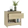Nachttische 2 Stk. Sonoma-Eiche 40x30x39 cm Holzwerkstoff Produktbild-Vorschau 3