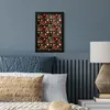 MuchoWow® MuchoWow® Gerahmtes Poster Blumen - Rot - Rosen Produktbild-Vorschau 4